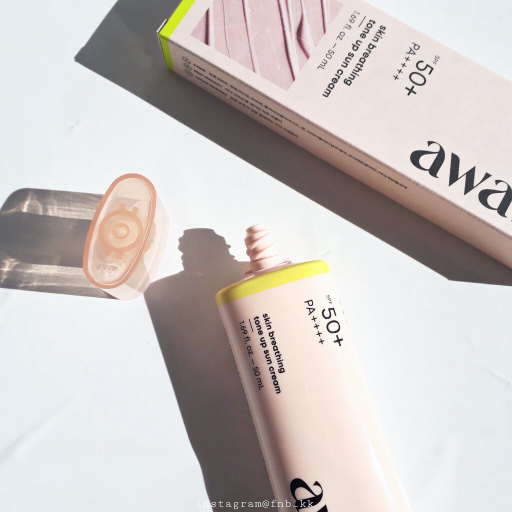 skin breathing tone up sun cream/aware/日焼け止め・UVケアを使ったクチコミ（1枚目）