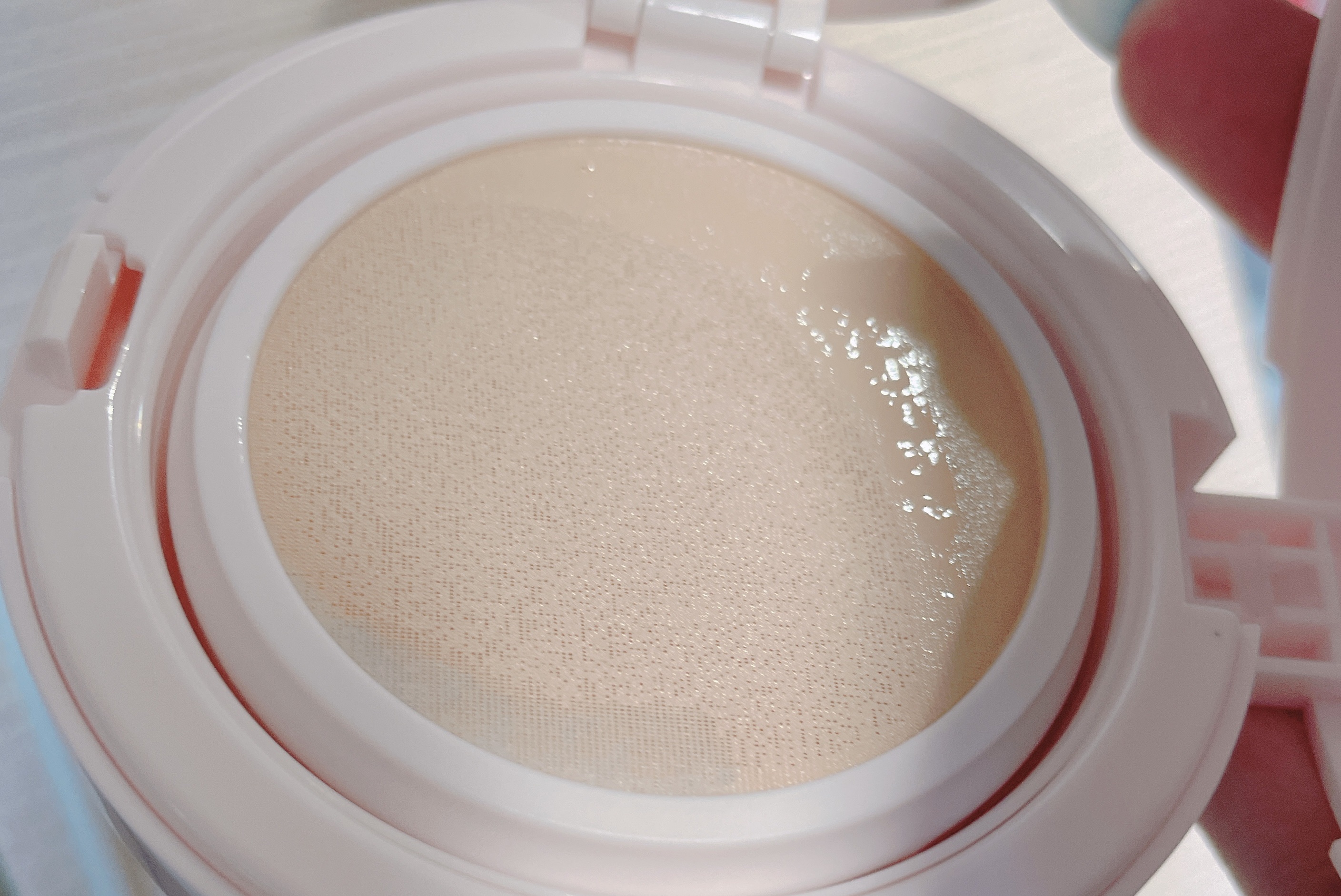 アクアリースキンウェア 03 ミディアムベージュ/ESPRIQUE/クッションファンデーションを使ったクチコミ（2枚目）