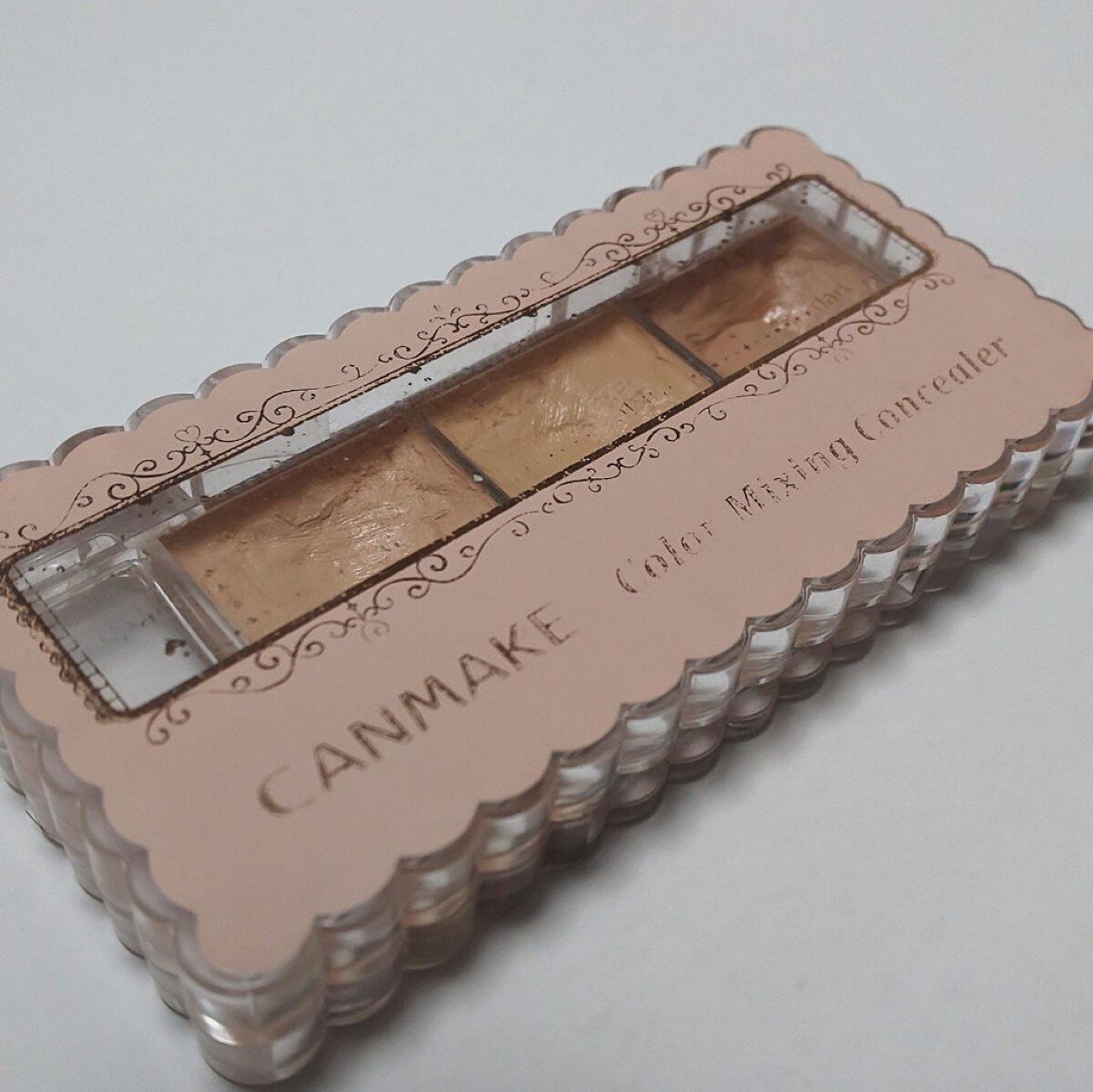 カラーミキシングコンシーラー/キャンメイク/パレットコンシーラーを使ったクチコミ（2枚目）