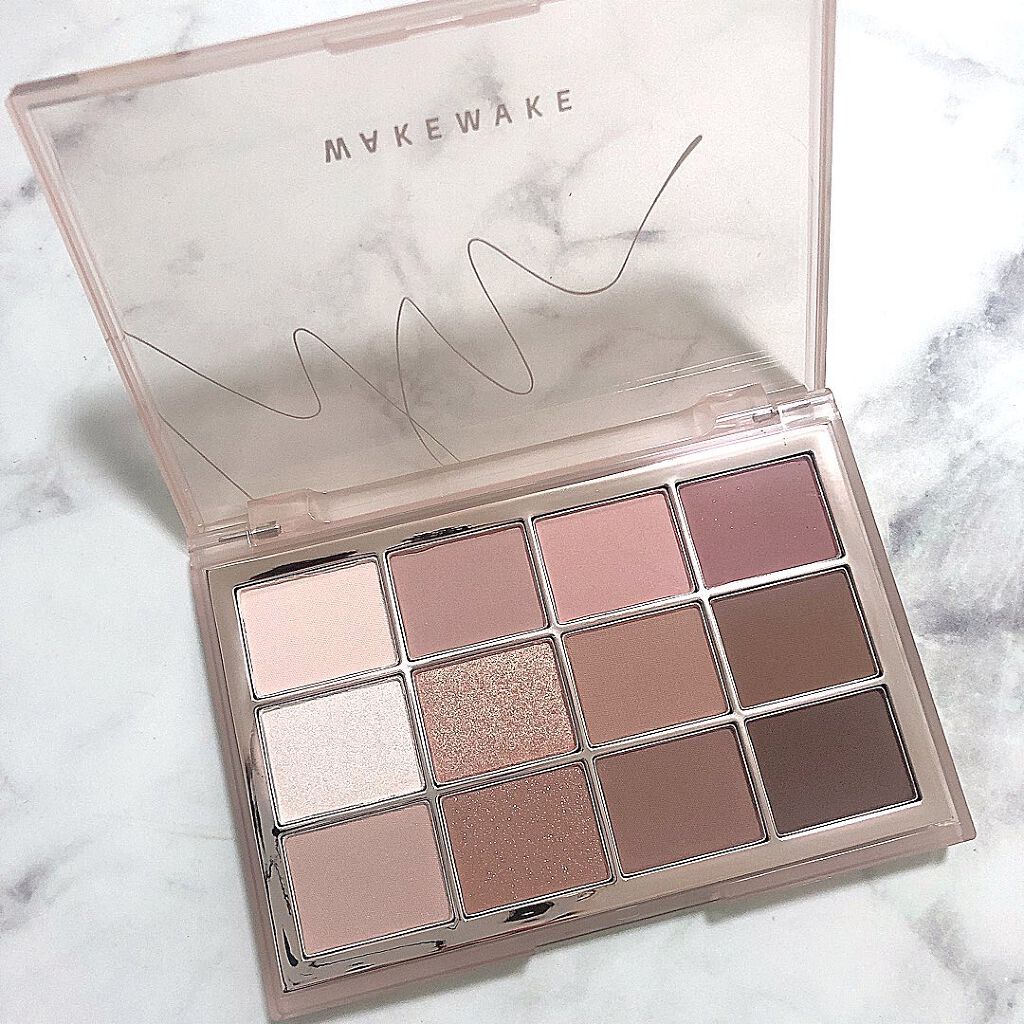 ソフトブラーリングアイパレット 05.ニュートラルブラーリング/wakemake/アイシャドウパレットを使ったクチコミ（1枚目）