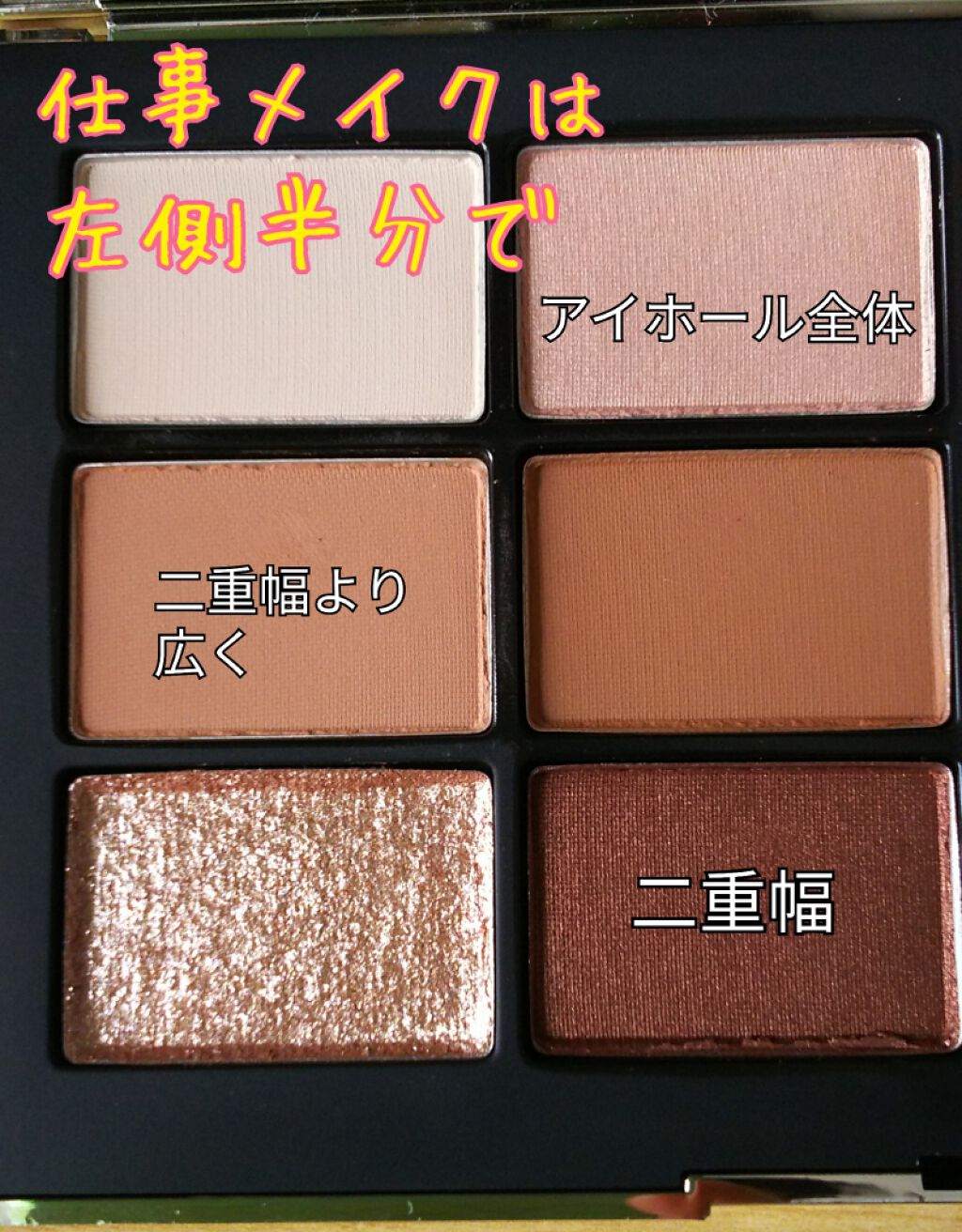ナーズイスト ウォンテッド アイシャドーパレット/NARS/アイシャドウパレットを使ったクチコミ(3枚目)