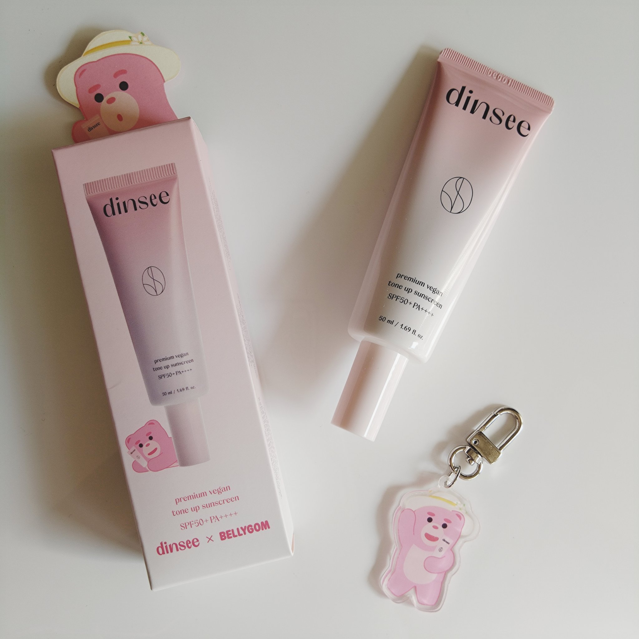 プレミ アムビーガン トーンアップ日焼け止め SPF50+PA++++/dinsee/日焼け止めミルクを使ったクチコミ（1枚目）