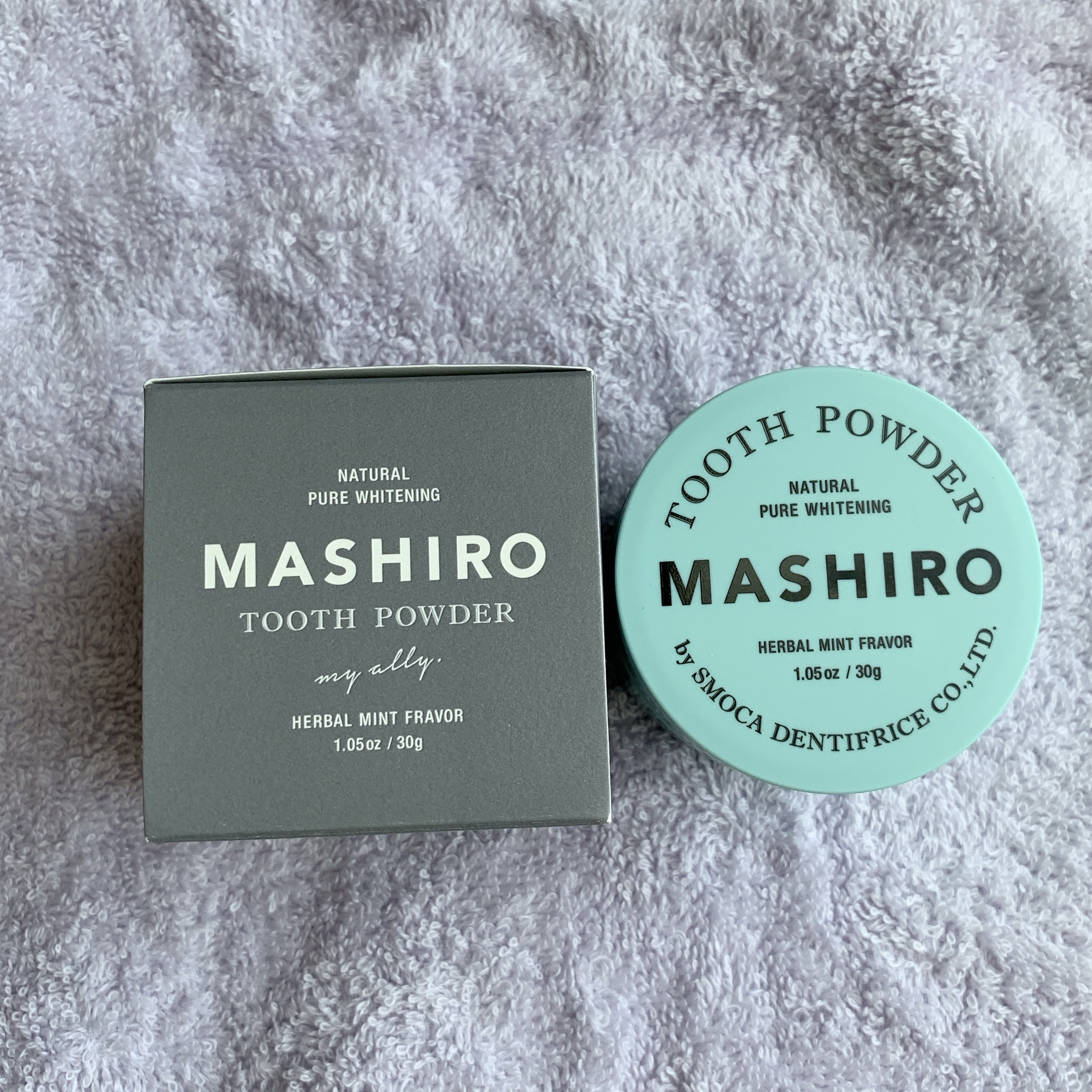 MASHIRO 薬用ホワイトニングパウダー ハーブミント/MASHIRO/歯磨き粉を使ったクチコミ（1枚目）