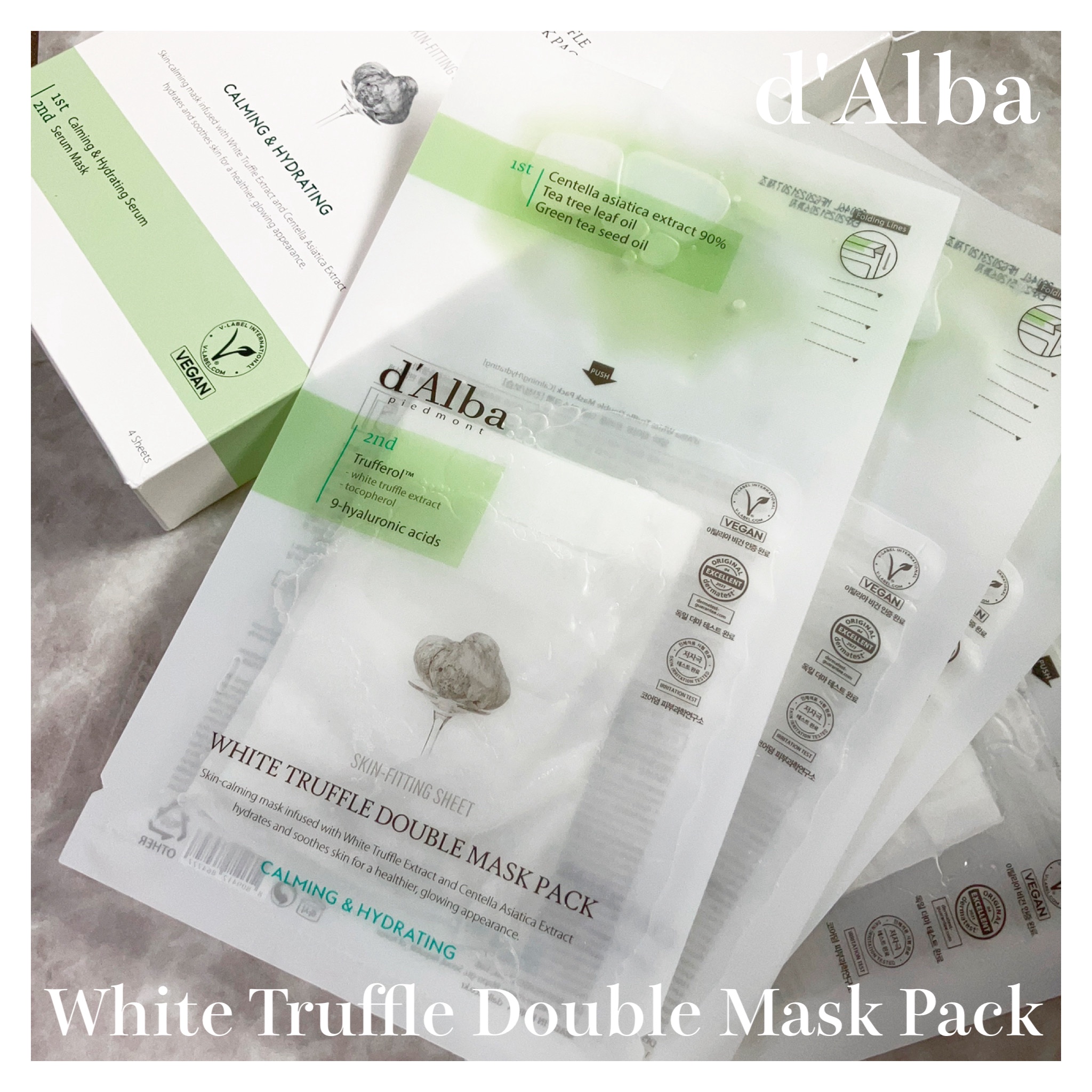 ホワイトトリュフダブルマスクパック(鎮静/保湿) /ダルバ/シートマスク・パックを使ったクチコミ（1枚目）