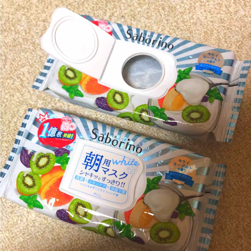 目ざまシート フレッシュ果実のホワイトタイプ/サボリーノ/シートマスク・パックを使ったクチコミ（1枚目）