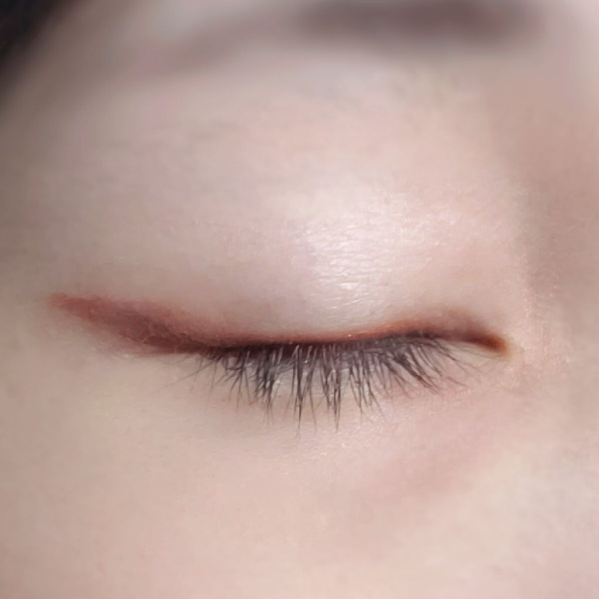 ジェルアイライナー 90 テラコッタブラウン/CEZANNE/ジェルアイライナーを使ったクチコミ（2枚目）