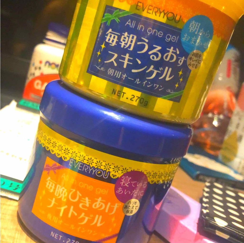 ゆの字 on LIPS 「これドンキの朝用夜用のオールインワンです。いい匂いで適度にしっ..」(1枚目)