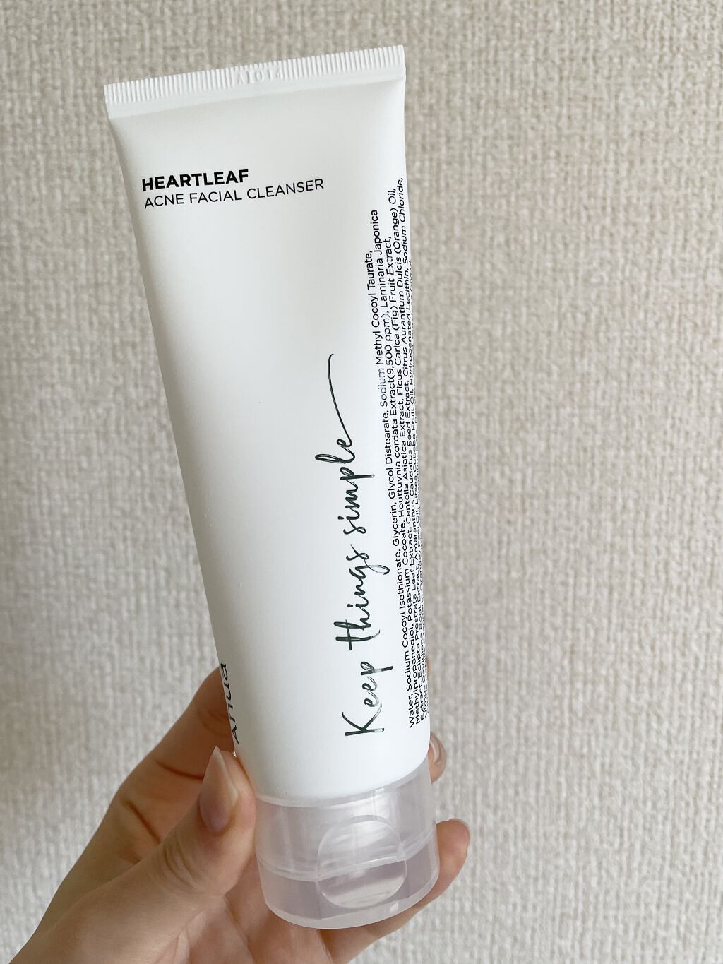 ドクダミアクネ弱酸性クレンジングフォーム/Anua/洗顔フォームを使ったクチコミ（1枚目）