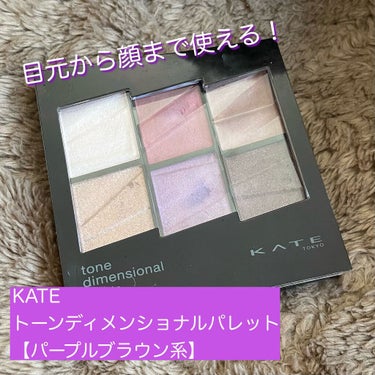 トーンディメンショナルパレット/KATE/メイクアップキットを使ったクチコミ（1枚目）