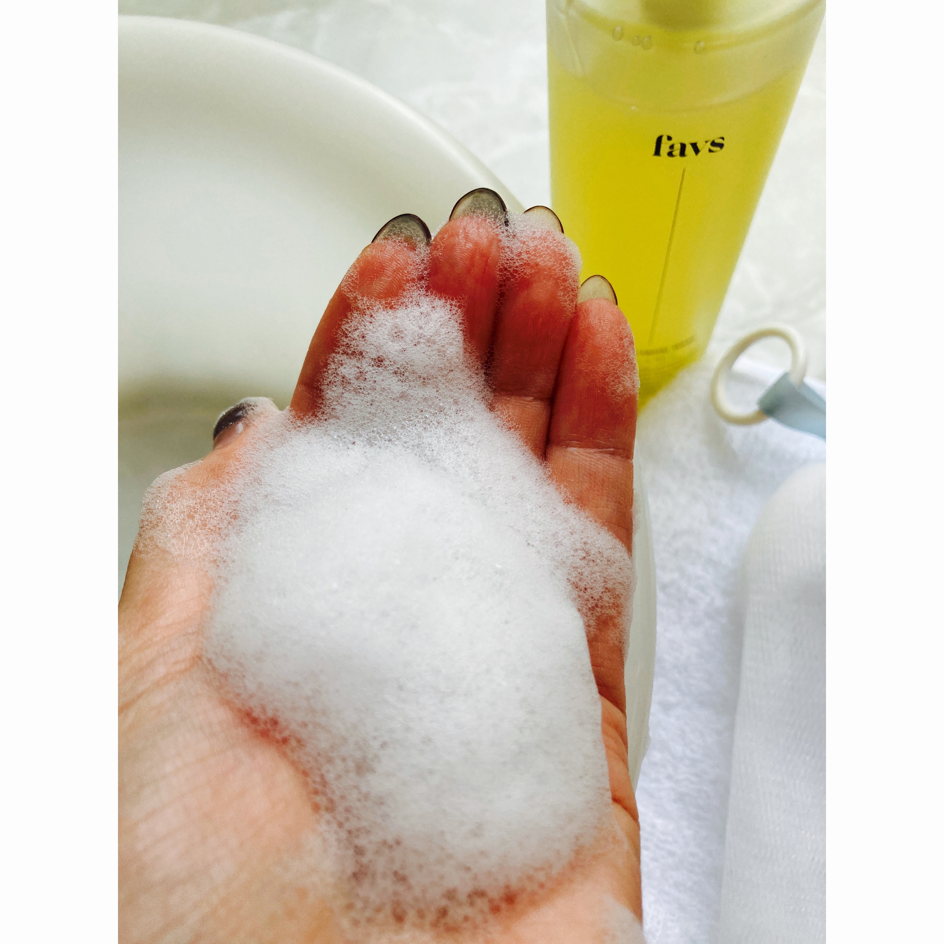 カーミングフェイシャルウォッシュ/favs/洗顔フォームを使ったクチコミ（3枚目）