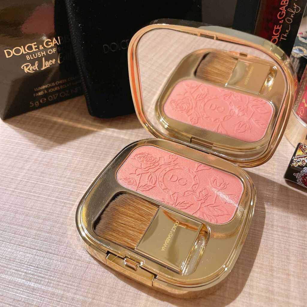ブラッシュオブローズ ルミナスチークカラー 400/DOLCE&GABBANA BEAUTY/パウダーチークを使ったクチコミ（1枚目）