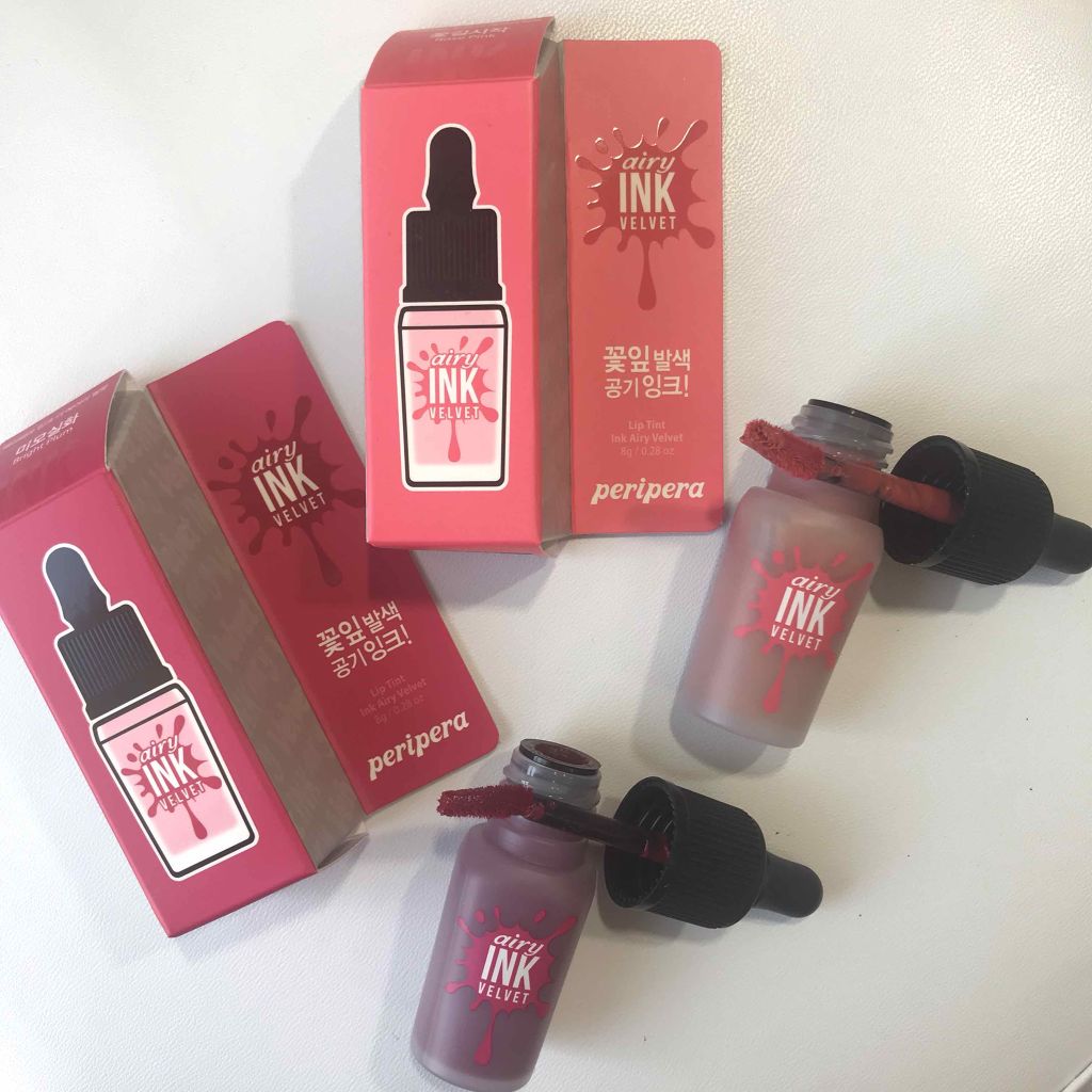 インク エアリー ベルベット/PERIPERA/口紅を使ったクチコミ(3枚目)