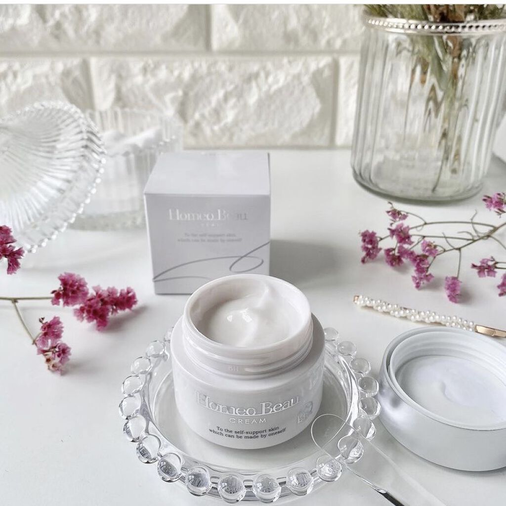 クリーム/Homeo Beau/フェイスクリームを使ったクチコミ（3枚目）