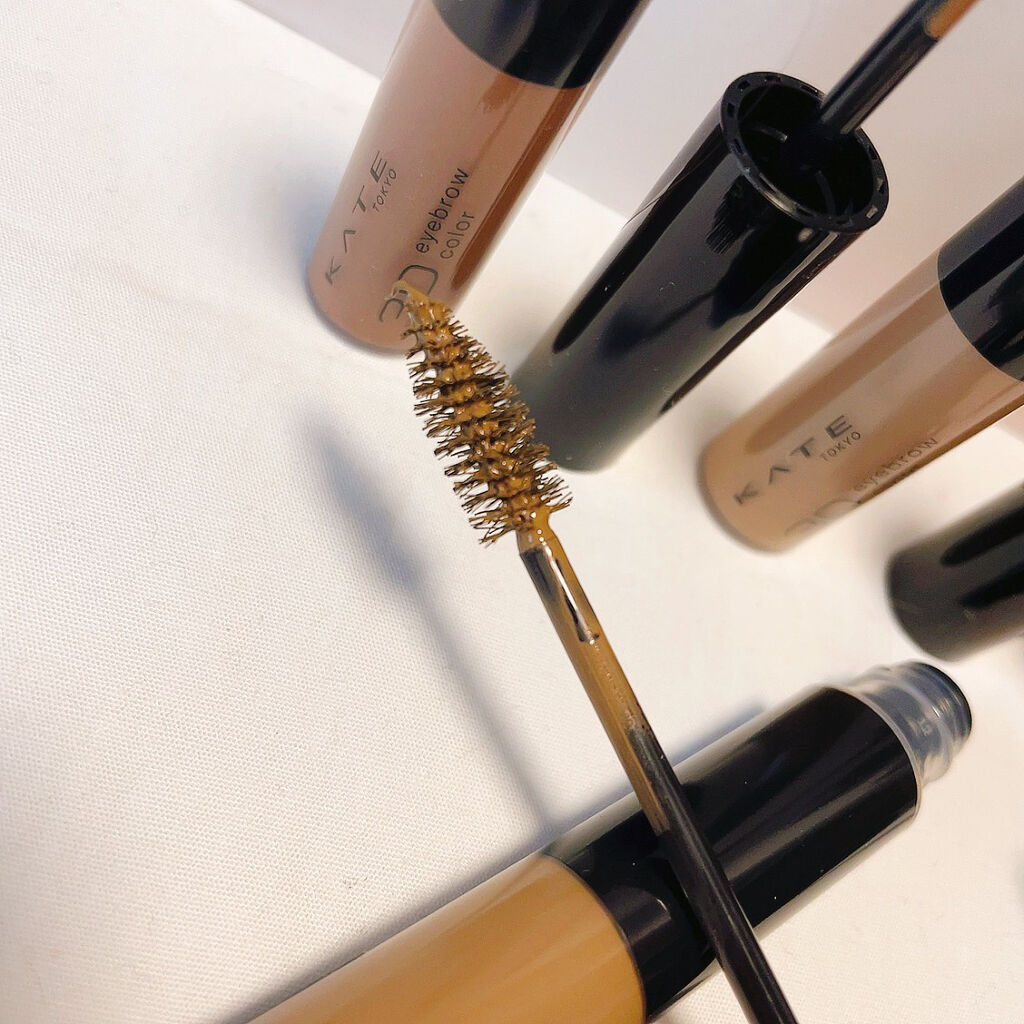 3DアイブロウカラーN/KATE/眉マスカラを使ったクチコミ（2枚目）
