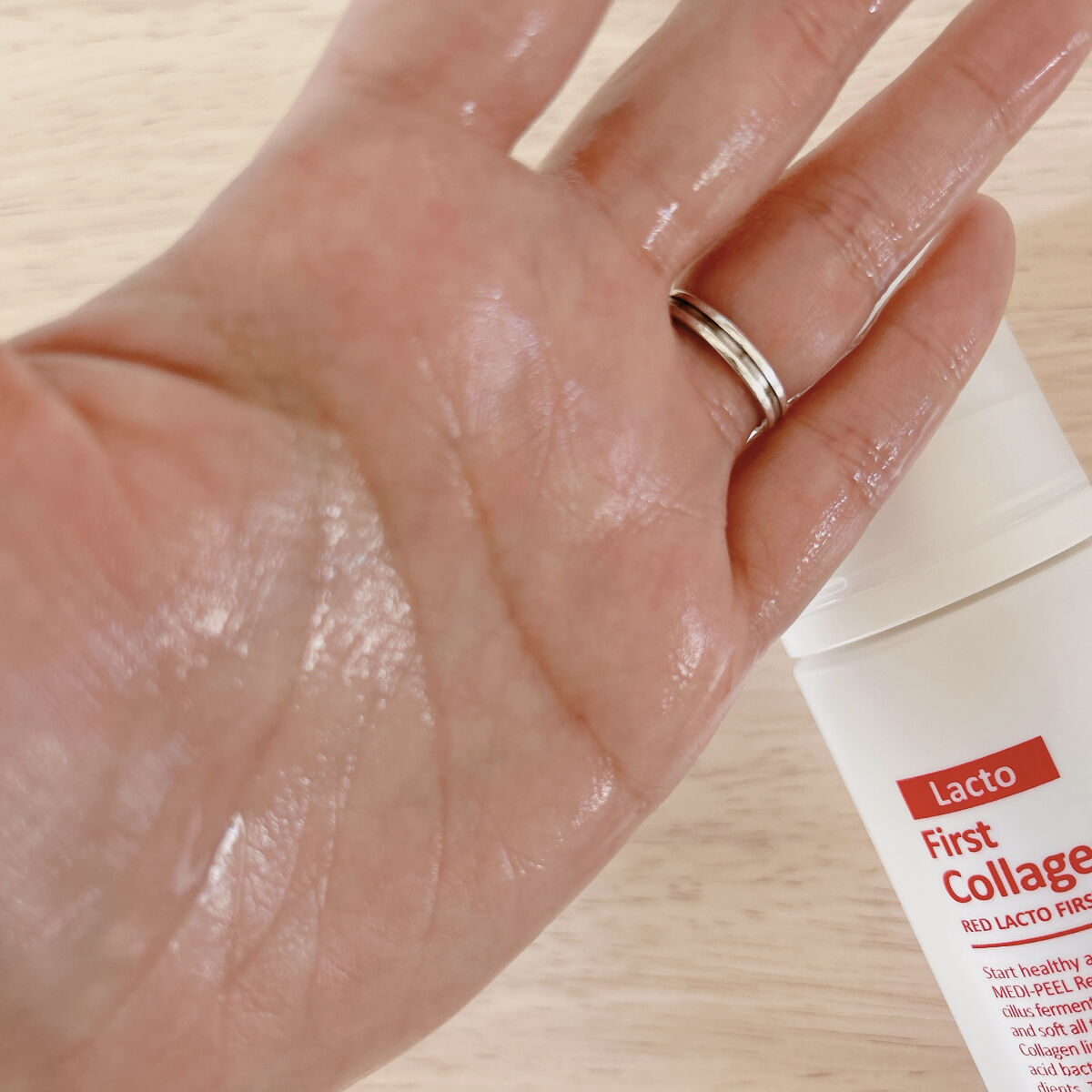 MEDIPEEL レッドラクトファーストコラーゲンエッセンスのクチコミ「MEDI-PEEL　レッドラクト コラーゲンエッセンス

♡赤ちゃん肌エッセンス
♡フランス産.....」（3枚目）