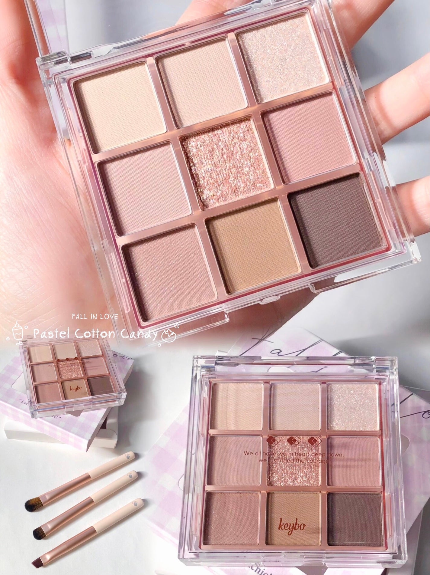 KEYBO FALL IN LOVE SHADOW PALETTE/keybo/アイシャドウパレットを使ったクチコミ(1枚目)