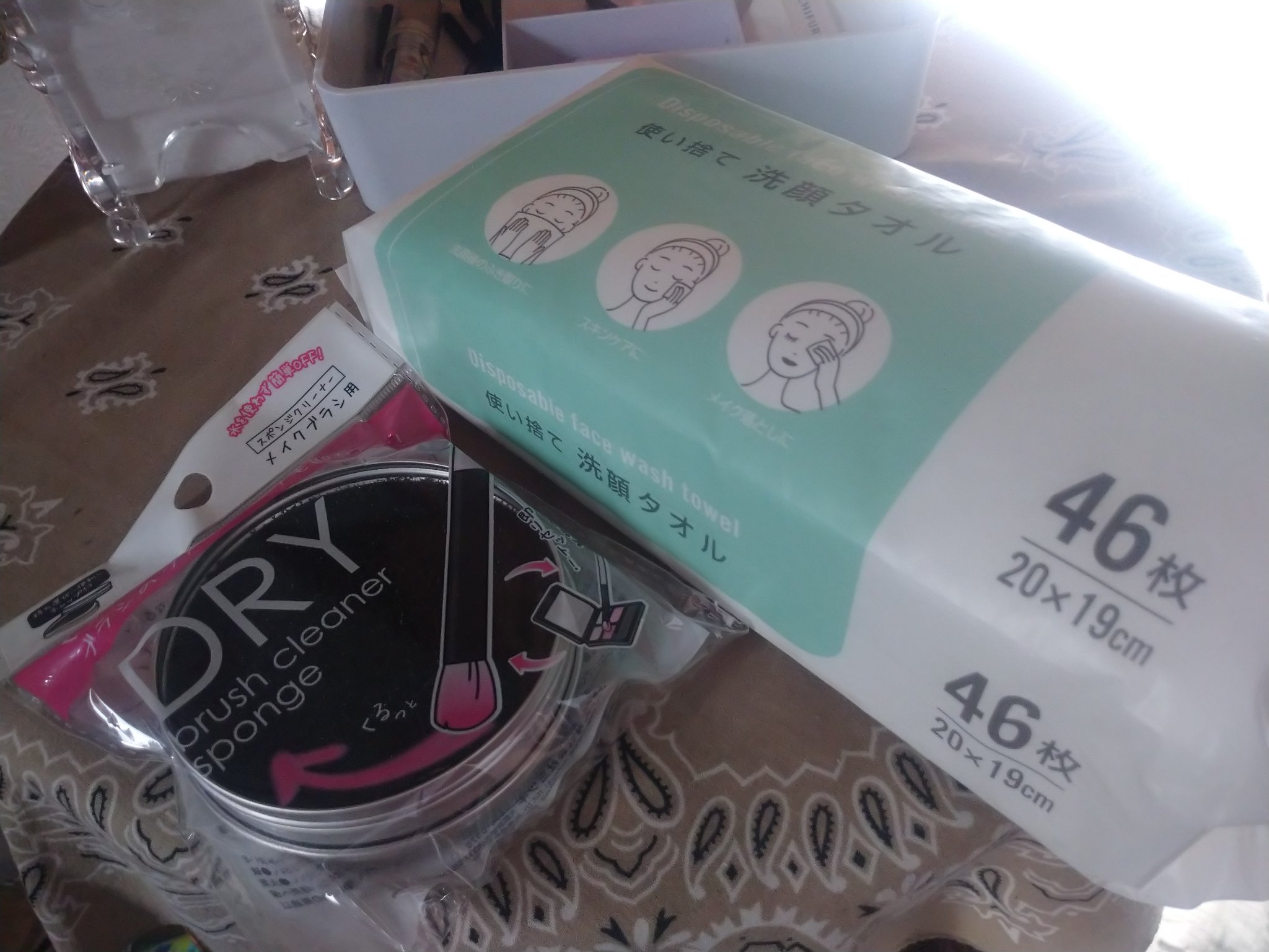 使い捨て洗顔タオル/セリア/クレンジングタオルを使ったクチコミ（1枚目）