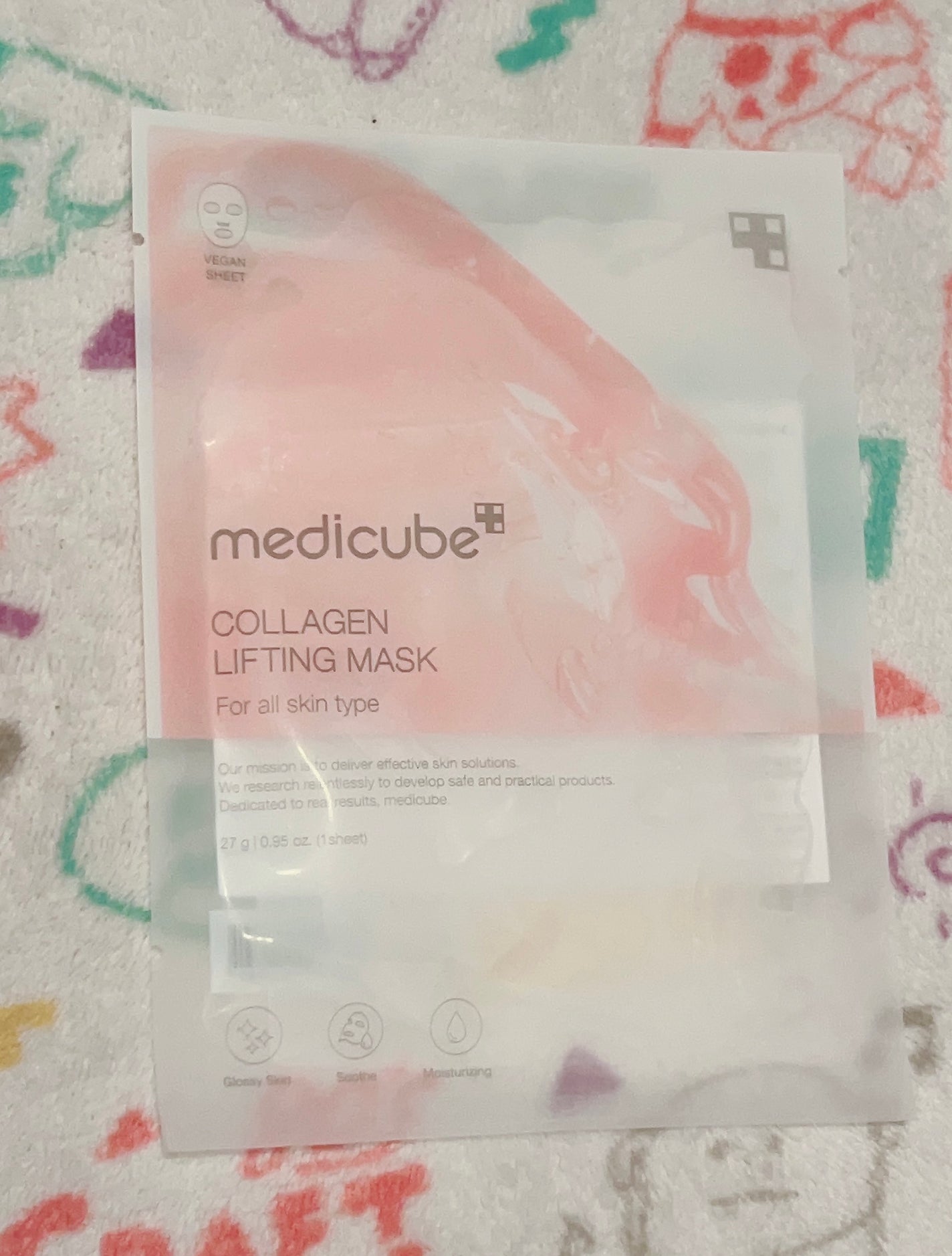 もち肌コラーゲンリフティングマスク/MEDICUBE/シートマスク・パックを使ったクチコミ(1枚目)