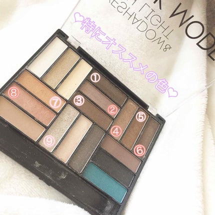 BWPRM アイシャドウパレット トリックモード2/ビューティーワールド/アイシャドウパレットを使ったクチコミ(2枚目)