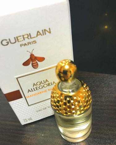 GUERLAIN アクア アレゴリア マンダリン バジリックのクチコミ「香水はローザロッサ以外の他の香りはあまりつけないのですが、たまたまミニサイズを頂いたのがきっか.....」（2枚目）