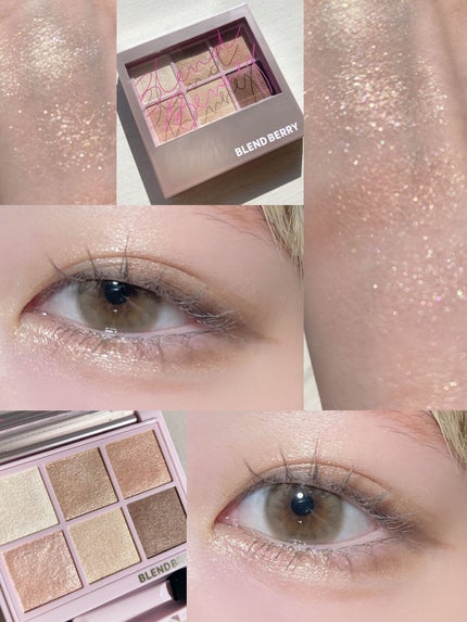 オーラクリエイション/BLEND BERRY/アイシャドウパレットを使ったクチコミ(5枚目)