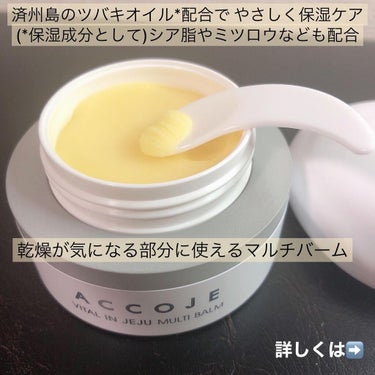 バイタル イン チェジュ マルチバーム/ACCOJE/フェイスバームを使ったクチコミ（2枚目）