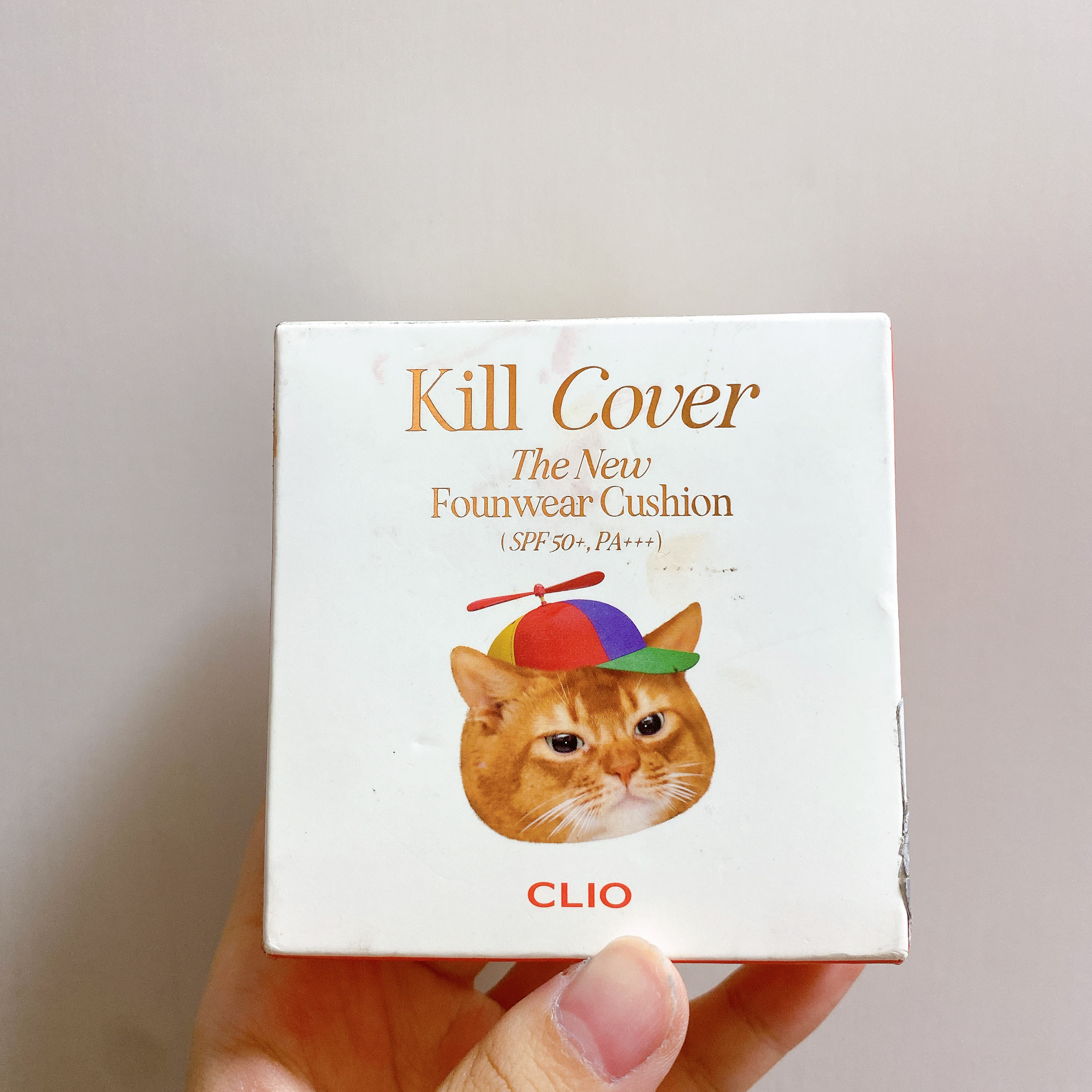 キル カバー ザ ニュー ファンウェア クッション 04 GINGER(KOSHORT IN SEOUL)/CLIO/クッションファンデーションを使ったクチコミ（1枚目）