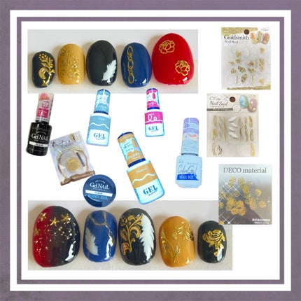 ネイルシール/キャンドゥ/ネイルシールを使ったクチコミ(2枚目)