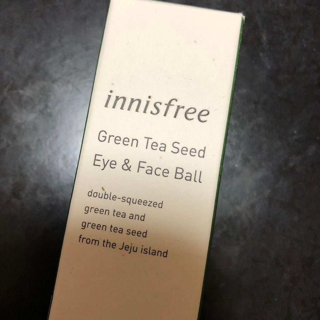 グリーンティーシード アイ&フェイスボール/innisfree/美容液を使ったクチコミ(2枚目)