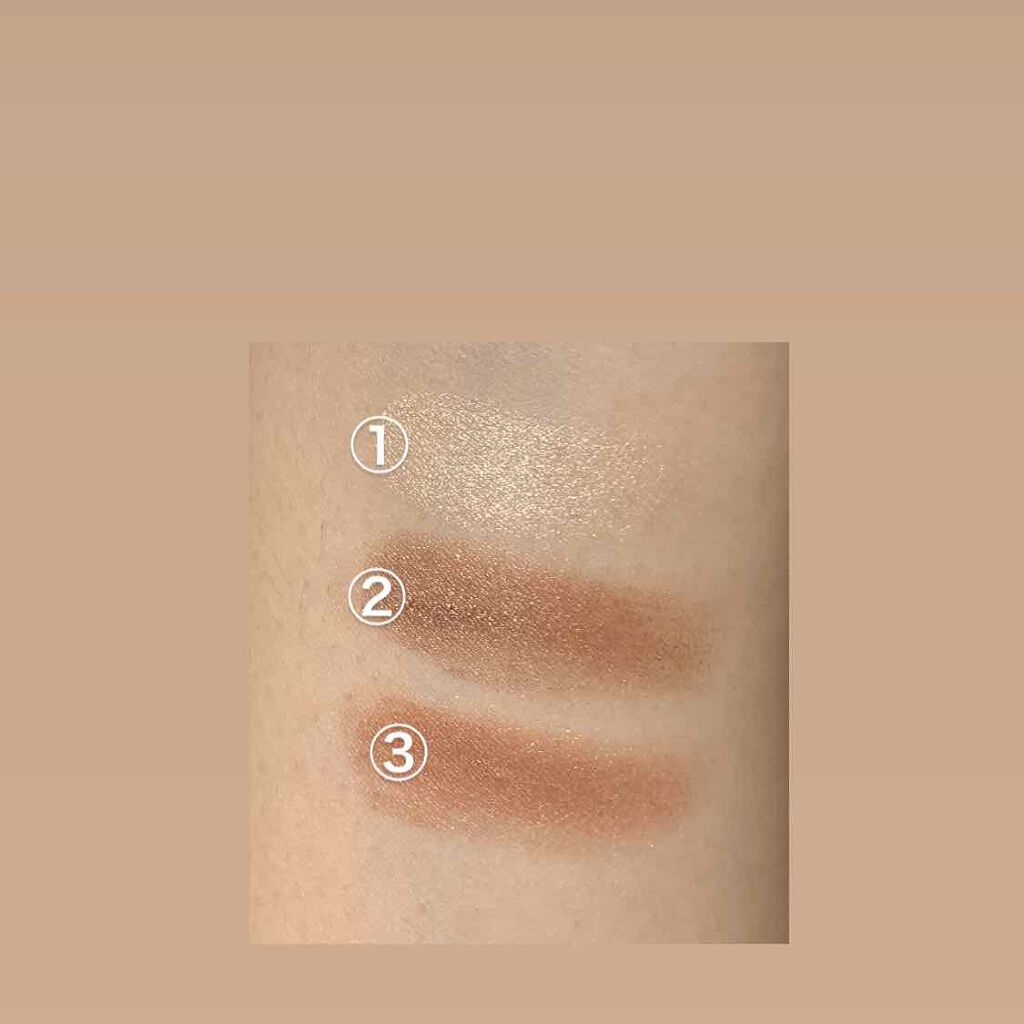 トーンアップアイシャドウ/CEZANNE/アイシャドウパレットを使ったクチコミ(3枚目)