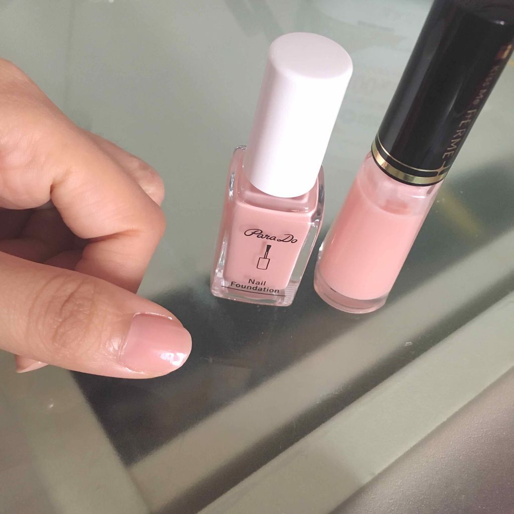 ネイルファンデーション/パラドゥ/マニキュアを使ったクチコミ（2枚目）