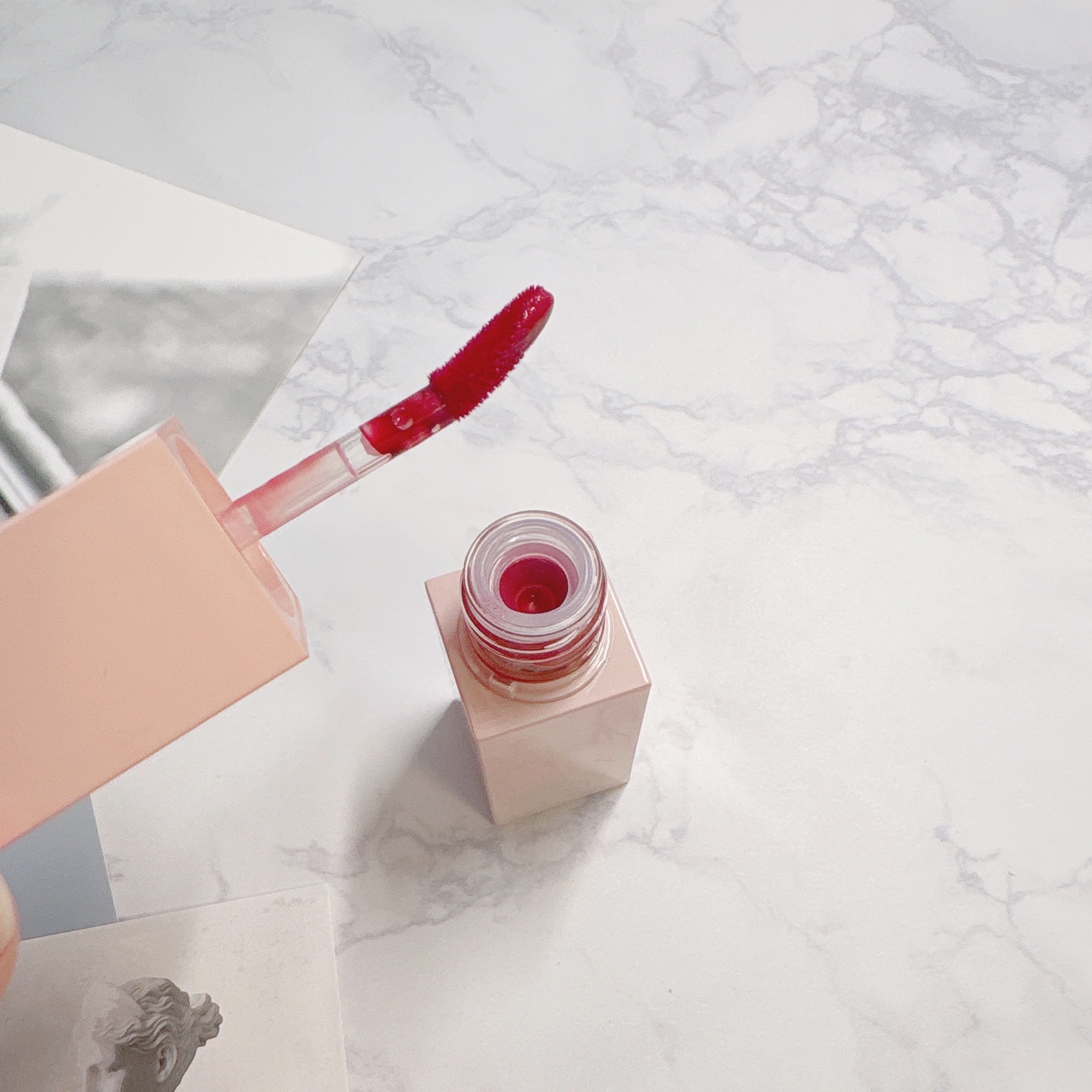 ジューシーデュイティント/dasique/リップティントを使ったクチコミ（3枚目）