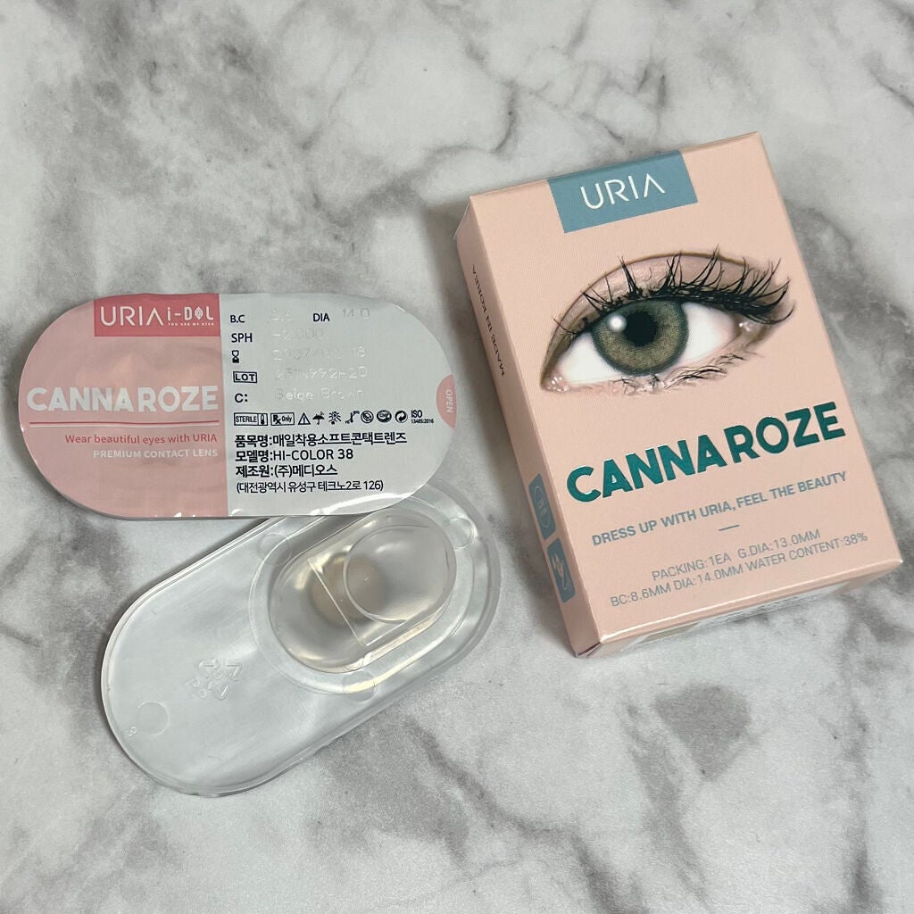 CANNA ROZE 1year/URIA i-DOL/カラーコンタクトレンズを使ったクチコミ(2枚目)