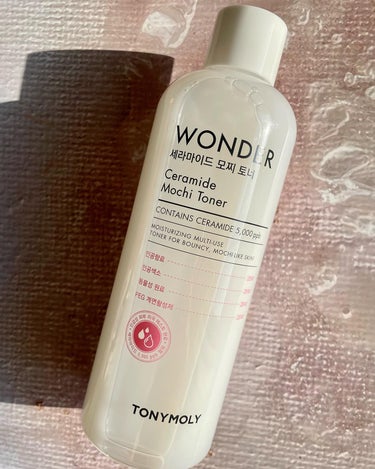 Wonder Ceramide Mochi Toner（トニーモリーワンダーCモチトナー）/TONYMOLY/化粧水を使ったクチコミ（2枚目）