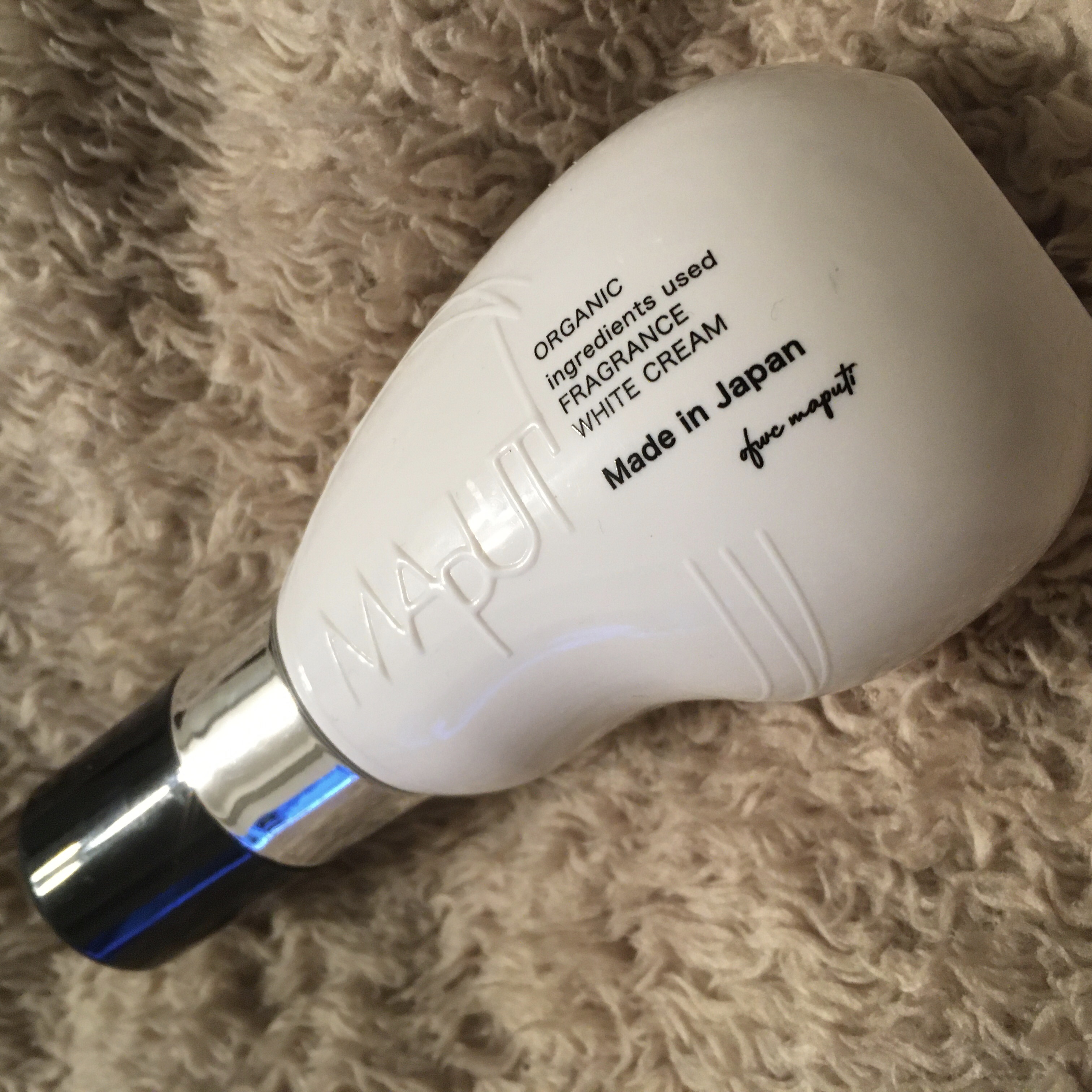 オーガニックフレグランスホワイトクリーム/MAPUTI/デリケートゾーンケアを使ったクチコミ（1枚目）