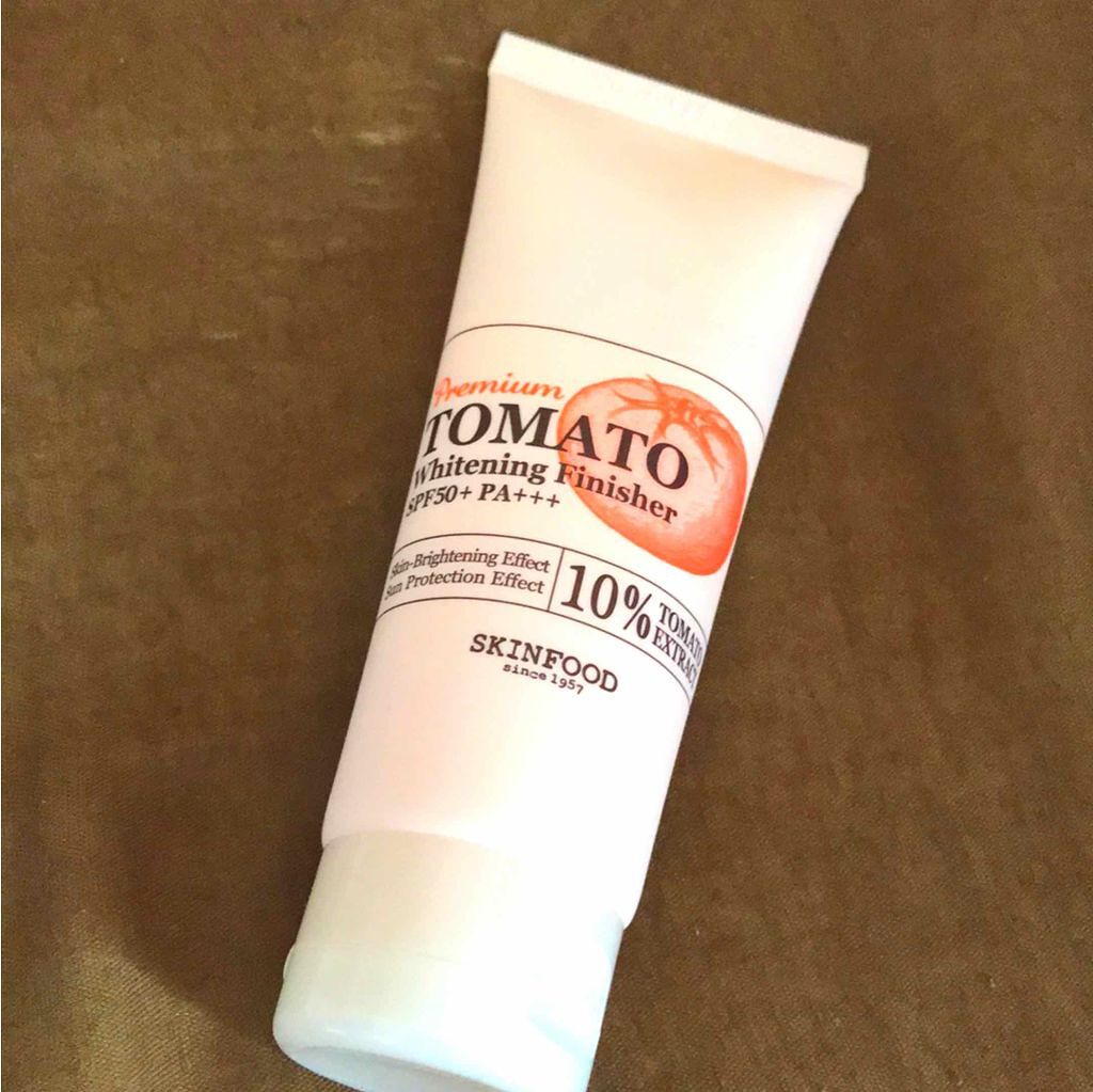 プレミアムトマト ブライトニング フィニッシャー/SKINFOOD/化粧下地を使ったクチコミ(1枚目)