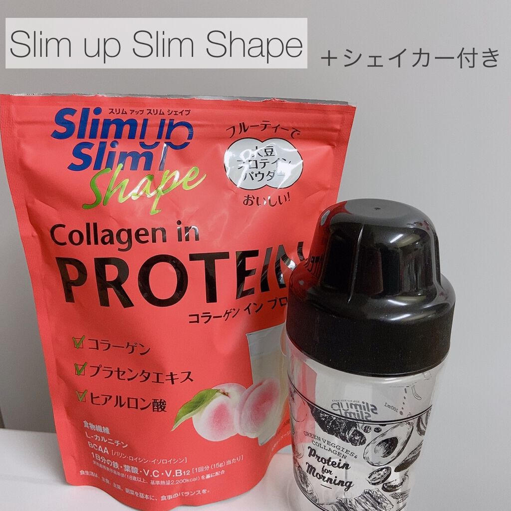 スリムアップスリムシェイプ コラーゲン イン プロテイン/アサヒ飲料/ソイプロテインを使ったクチコミ（2枚目）