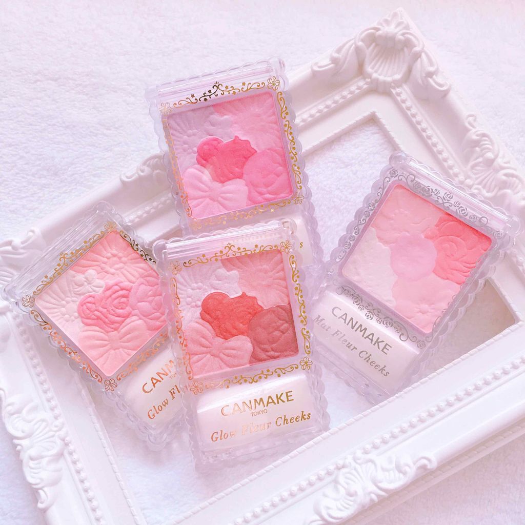 グロウフルールチークス/キャンメイク/パウダーチークを使ったクチコミ(1枚目)