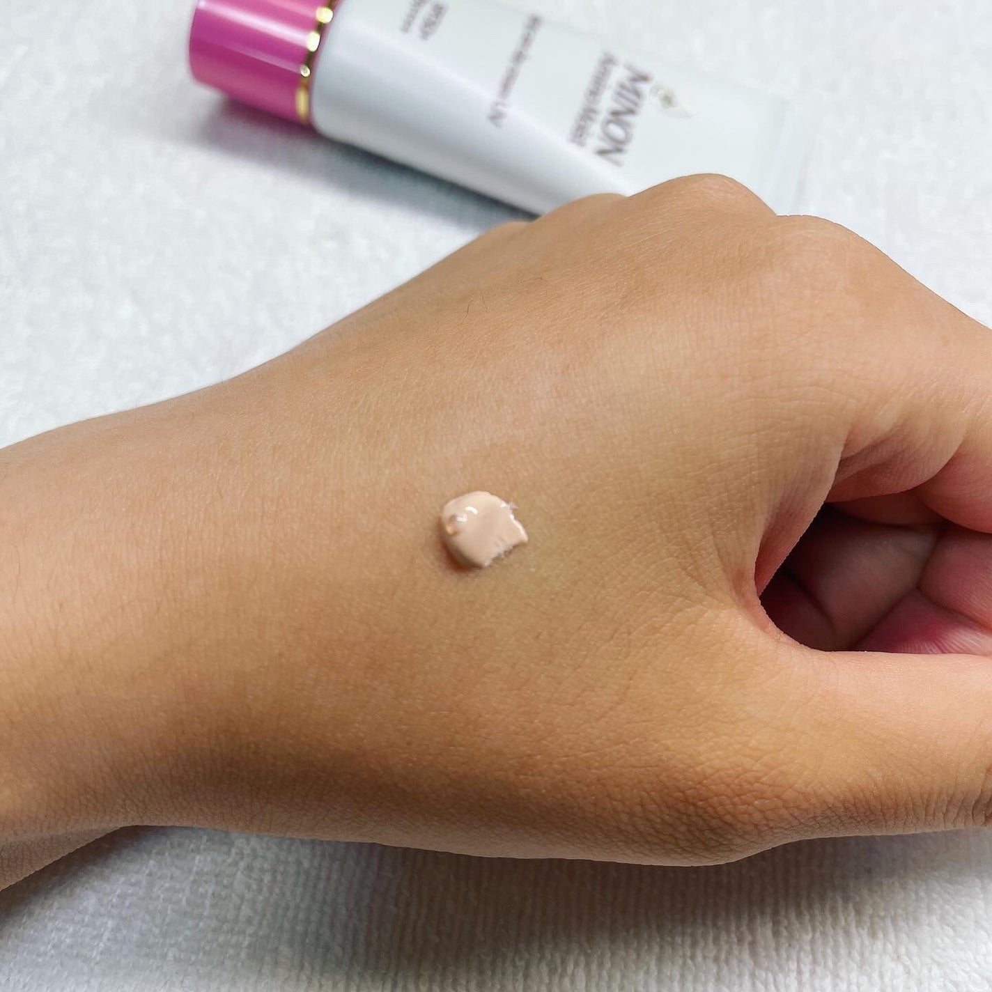 ミノン アミノモイスト エイジングケア デイクリームUV/ミノン/日焼け止めクリームを使ったクチコミ(3枚目)