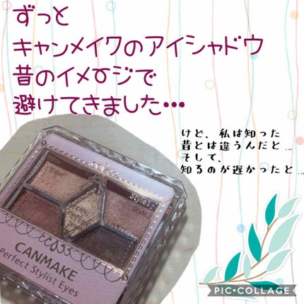 【旧品】パーフェクトスタイリストアイズ/キャンメイク/アイシャドウパレットを使ったクチコミ(1枚目)