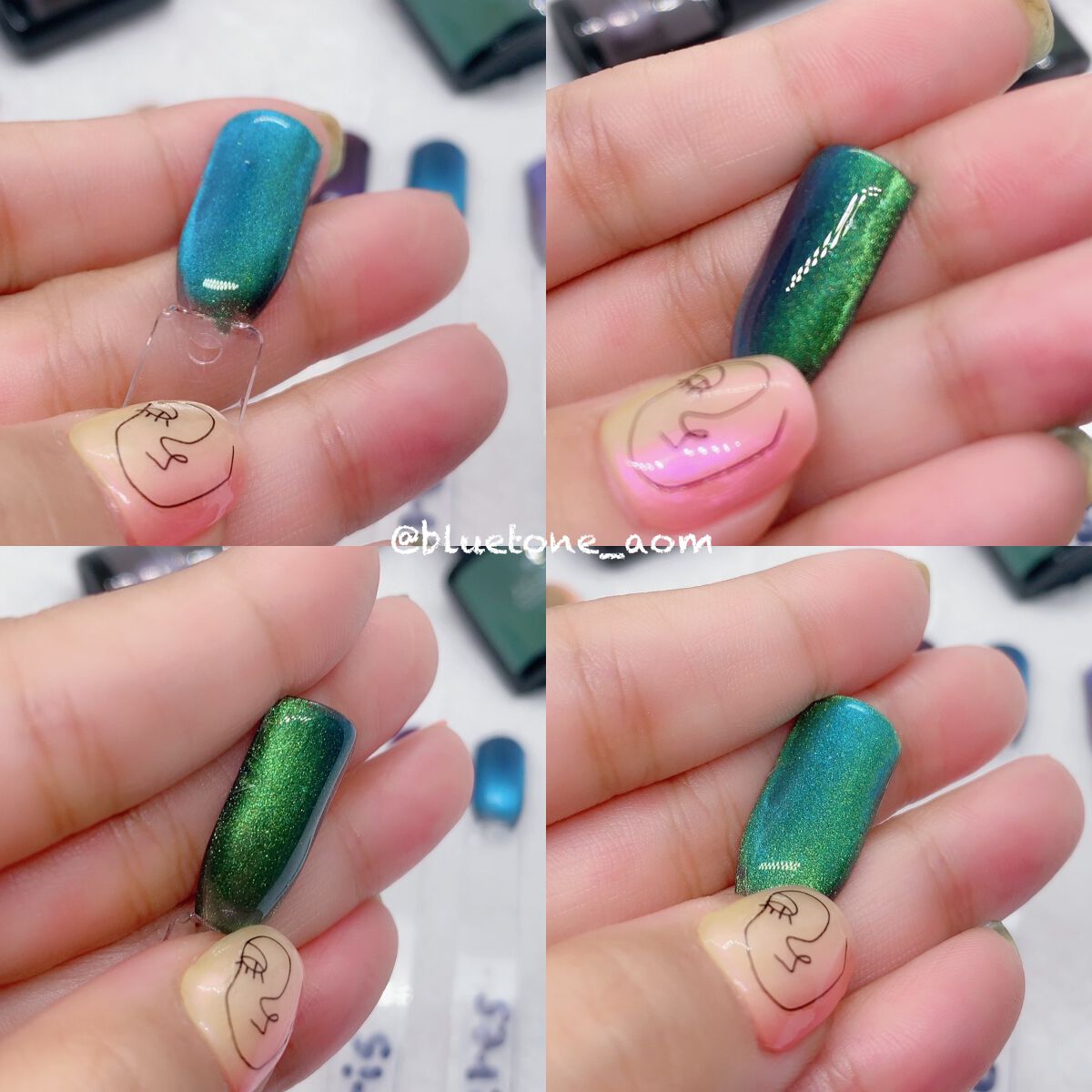 9D プラネタリージェムズ マグネットジェル/cocoronail/ジェルネイルを使ったクチコミ(3枚目)