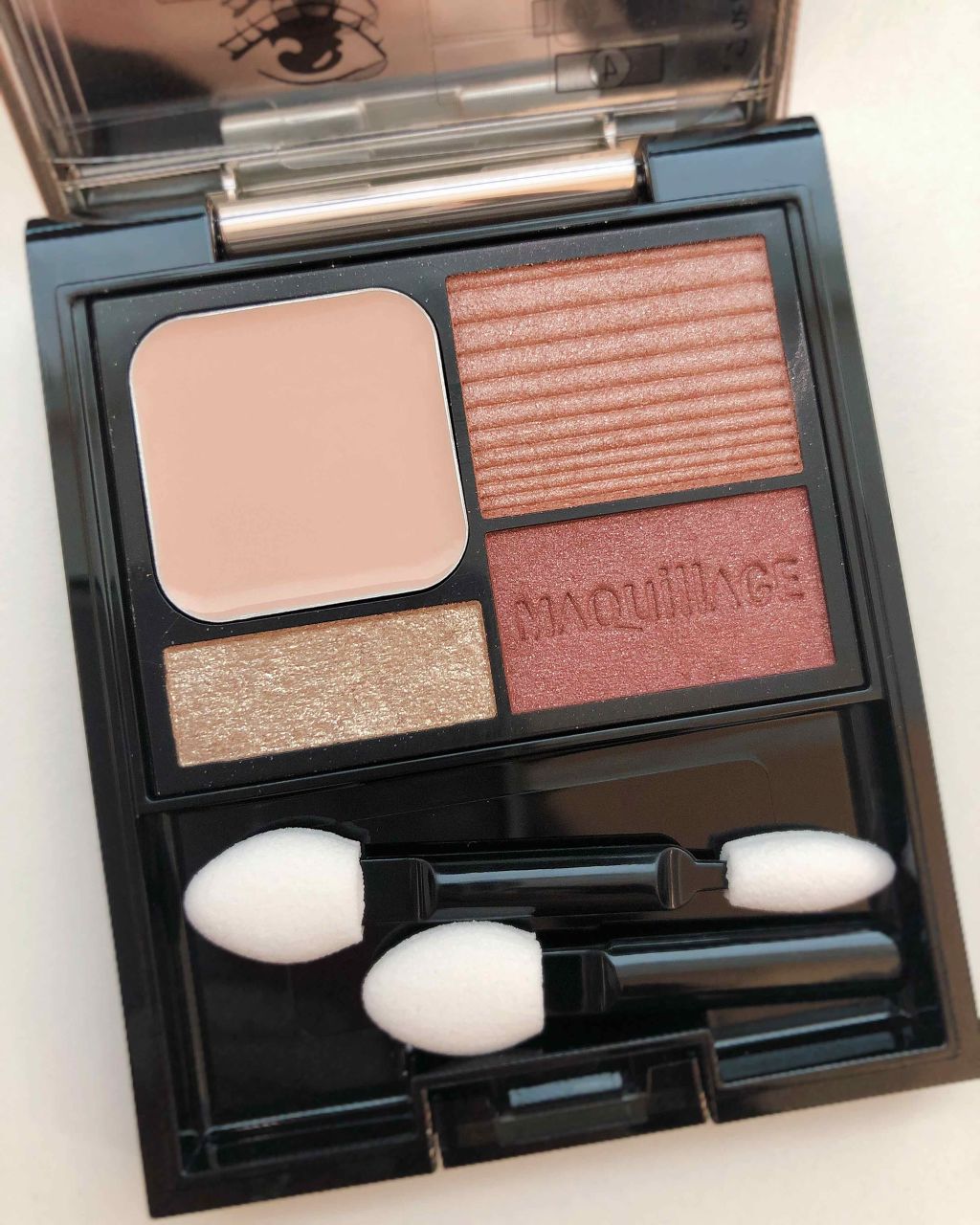 ドラマティックスタイリングアイズD/マキアージュ/アイシャドウパレットを使ったクチコミ（1枚目）