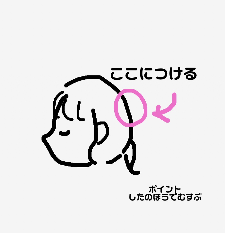 ポニーテールウィッグ/DAISO/ヘアアクセサリーを使ったクチコミ（2枚目）