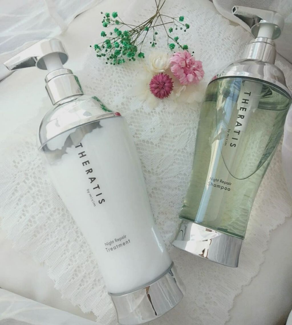 ナイトリペア シャンプー/ヘアトリートメント/THERATIS/シャンプー・コンディショナーを使ったクチコミ(1枚目)