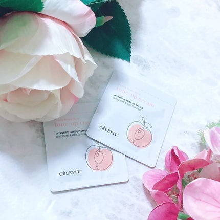 ピーチビームリアルトーンアップクリーム/CELEFIT/化粧下地を使ったクチコミ(1枚目)