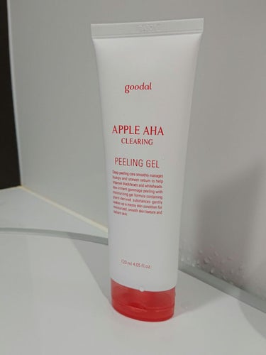 goodal  APPLE AHA クリアリング ピーリング ジェルのクチコミ「 goodalの福袋に入っていたピーリングです。
りんごの香りで、肌にのせた途端にボロボロして.....」（1枚目）