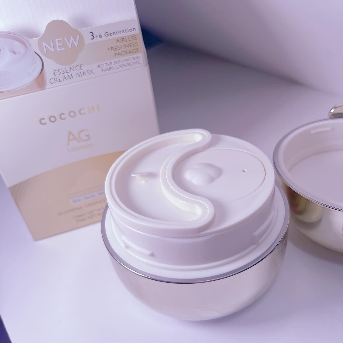 ココチ エージー グローイング エッセンス クリーム マスク/COCOCHI/フェイスクリームを使ったクチコミ（3枚目）