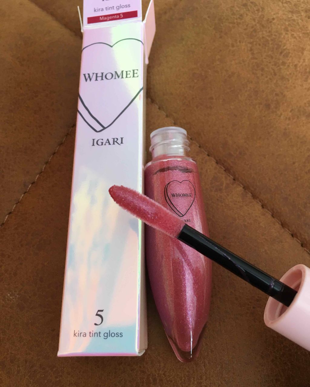キラティントグロス/WHOMEE/リップティントを使ったクチコミ（2枚目）