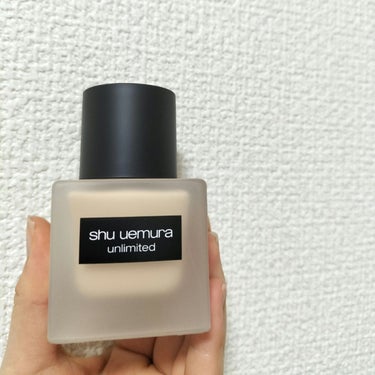 アンリミテッド ラスティング フルイド/shu uemura/リキッドファンデーションを使ったクチコミ（1枚目）