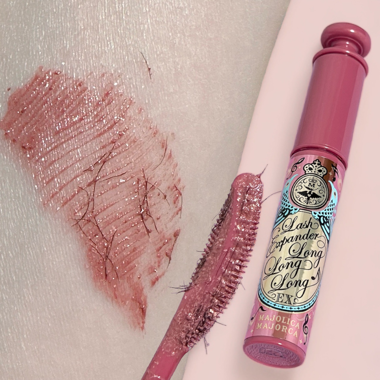 ラッシュエキスパンダー ロングロングロング ＥＸ （フローティング） 20 シャンパンピンク/MAJOLICA MAJORCA/マスカラを使ったクチコミ（1枚目）